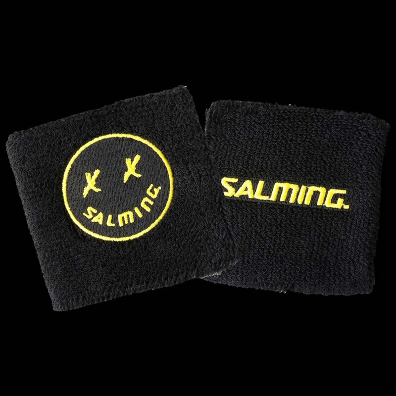 Salming Wristband Short Icon black/yellow (2-Pack)
