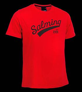 Salming Logo Tee Junior red