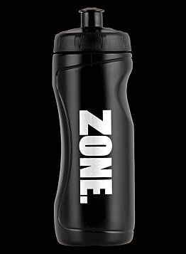 Zone Wasserflasche THIRSTY schwarz/silber
