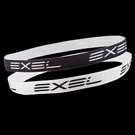 Exel Thin Headband Essentials white/black (2-Pack)