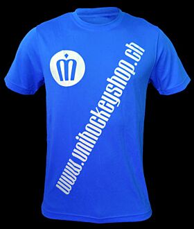 unihockeyshop.ch T-Shirt Badge Promo blau