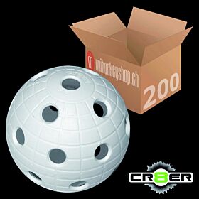 unihoc Balle de match CR8ER blanc (Lot de 200)