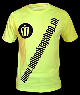 unihockeyshop.ch T-Shirt Badge Promo neongelb