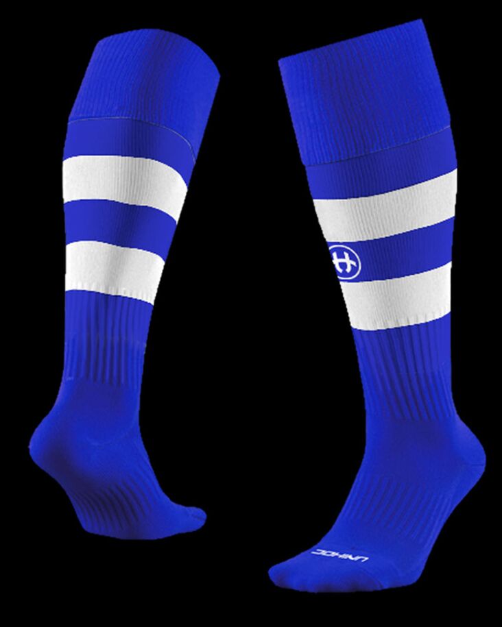 unihoc Socken Control blau
