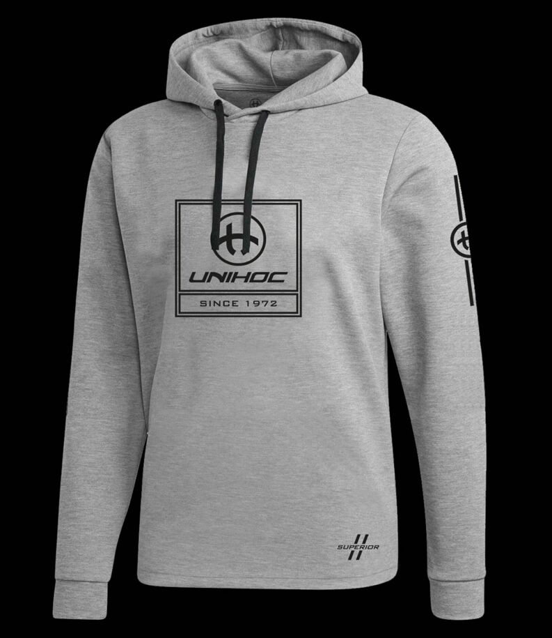 unihoc Hood Zip Superior grey