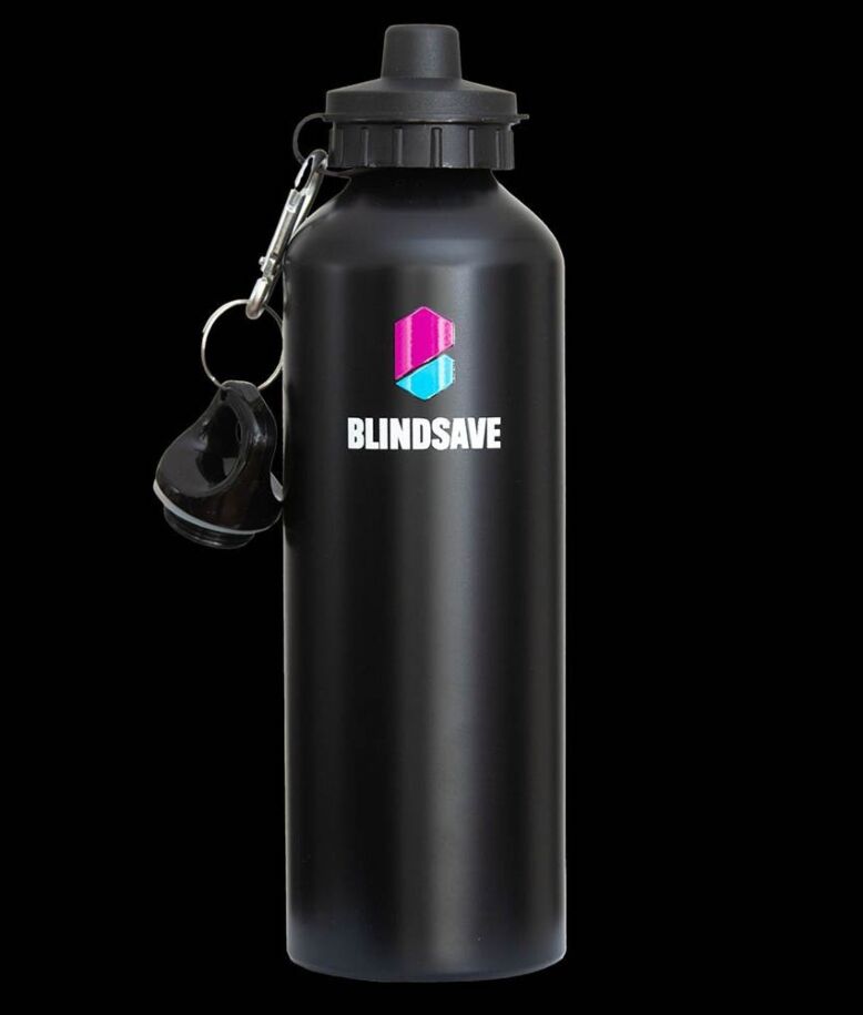 Blindsave Trinkflasche Aluminium