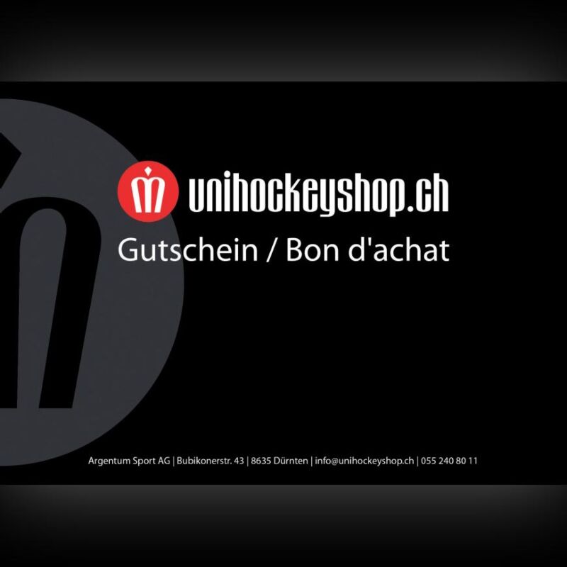 unihockeyshop.ch Bon d'achat de 30 francs