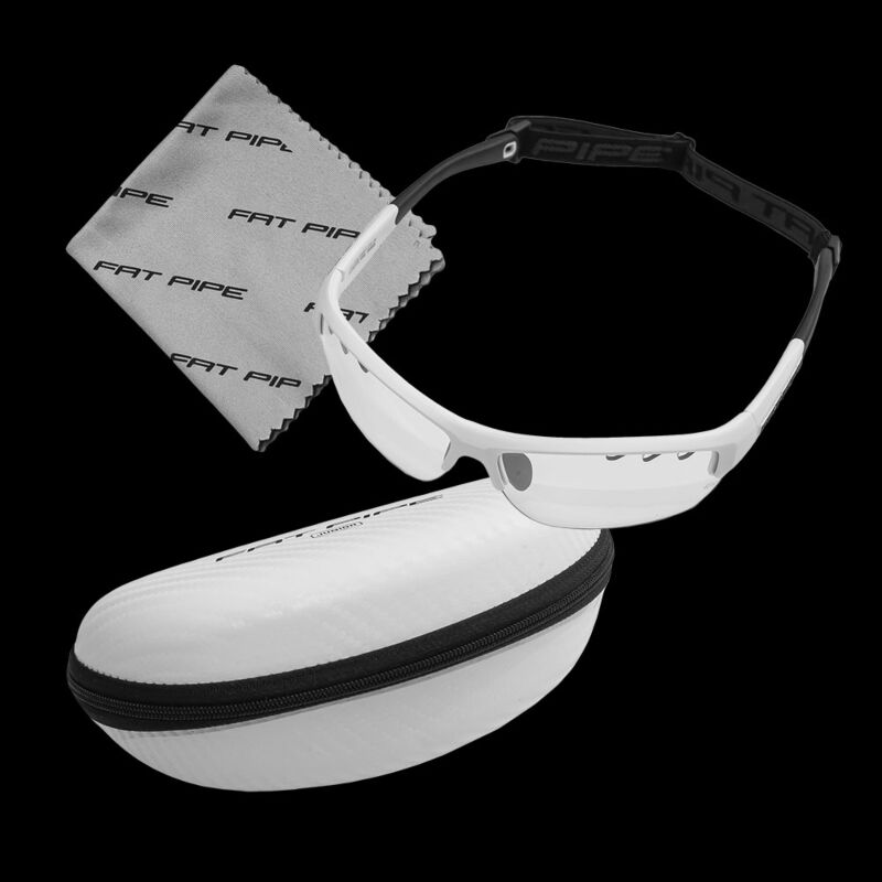 Lunettes de protection Fatpipe ACE Senior white/black