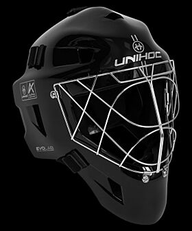 unihoc Goaliemaske ALPHA PRIME EVOLAB black/silver