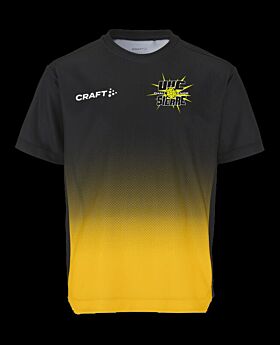 Craft Evolve Clubshirt UHC Sierre Junior black/sweden yellow