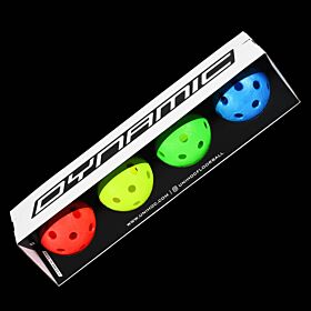 unihoc Balle de match Dynamic coloured IFF (4-Pack) unihoc Balle de match Dynamic coloured IFF (4-Pack)