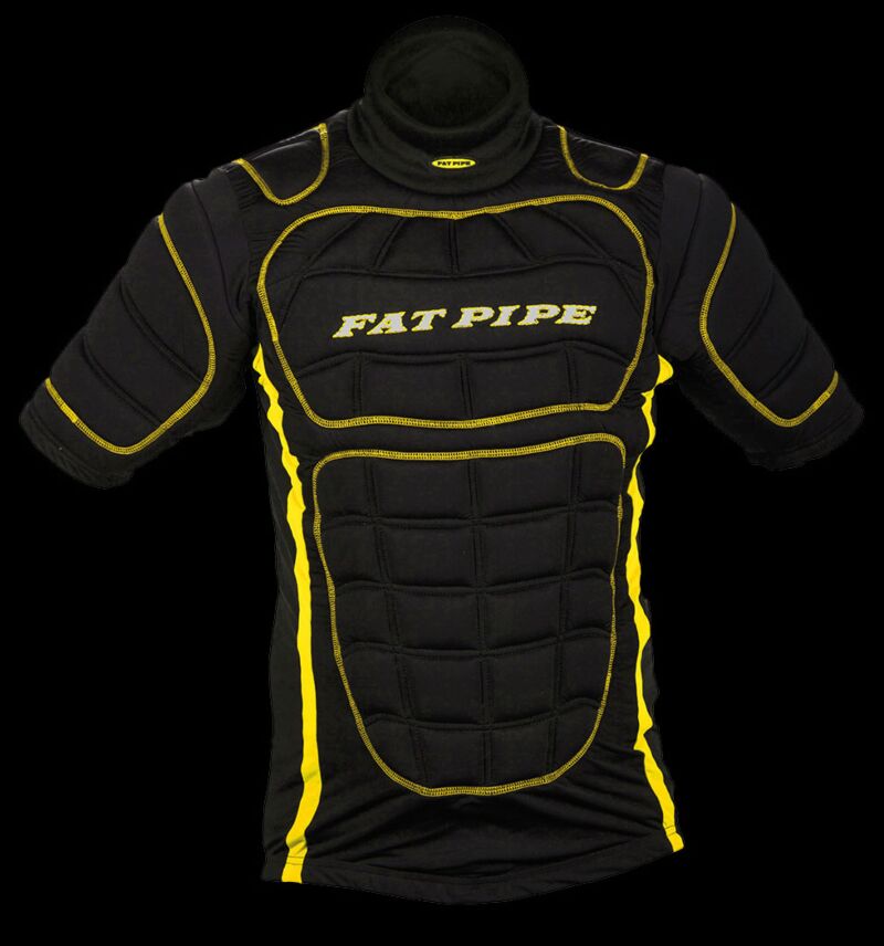 Fatpipe Goalieweste Protective black/yellow