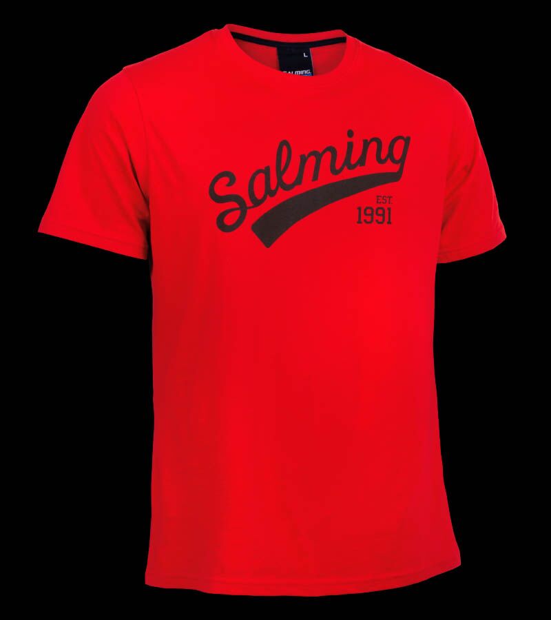 Salming Logo Tee red
