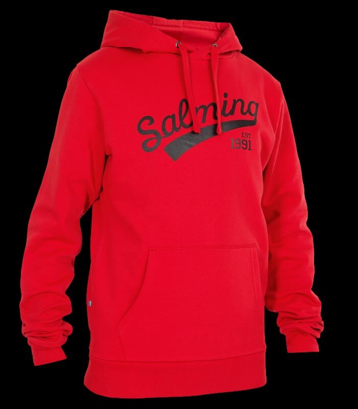 Salming Logo Hood red