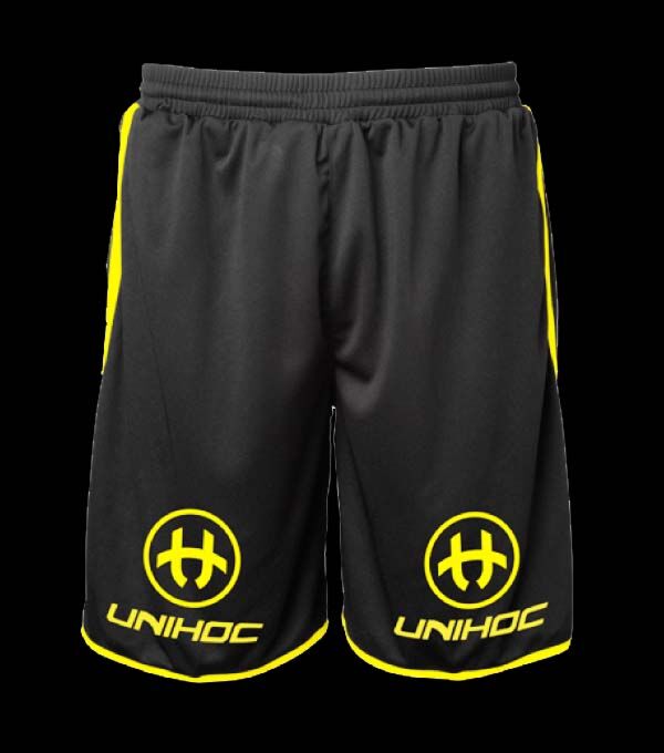 unihoc Shorts Dominate noir-jaune