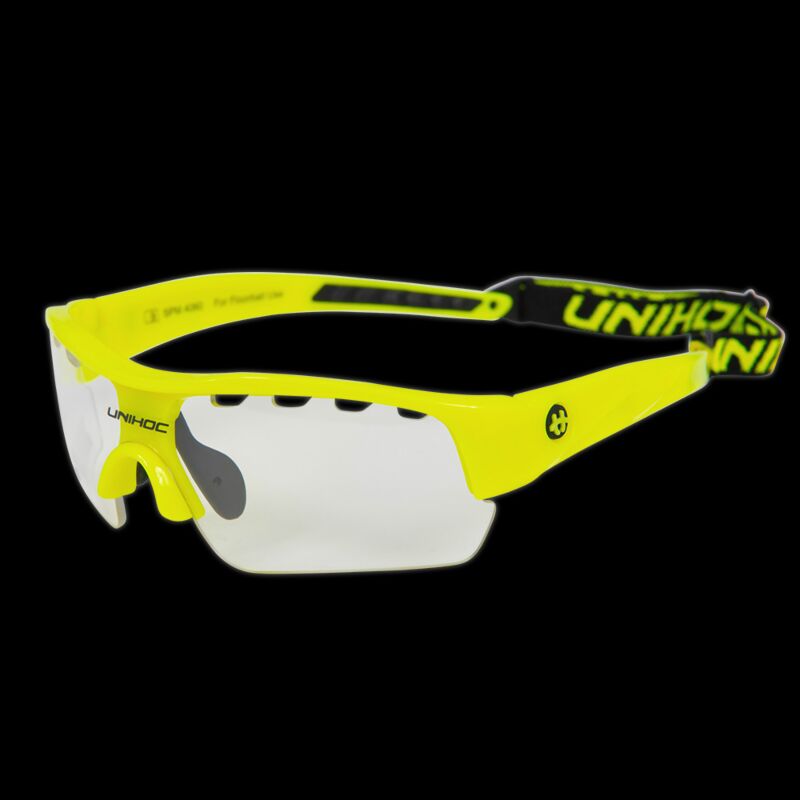 unihoc lunettes de sport Victory junior jaune néon