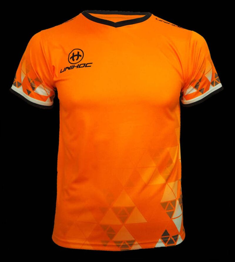 unihoc T-shirt Arosa orange néon