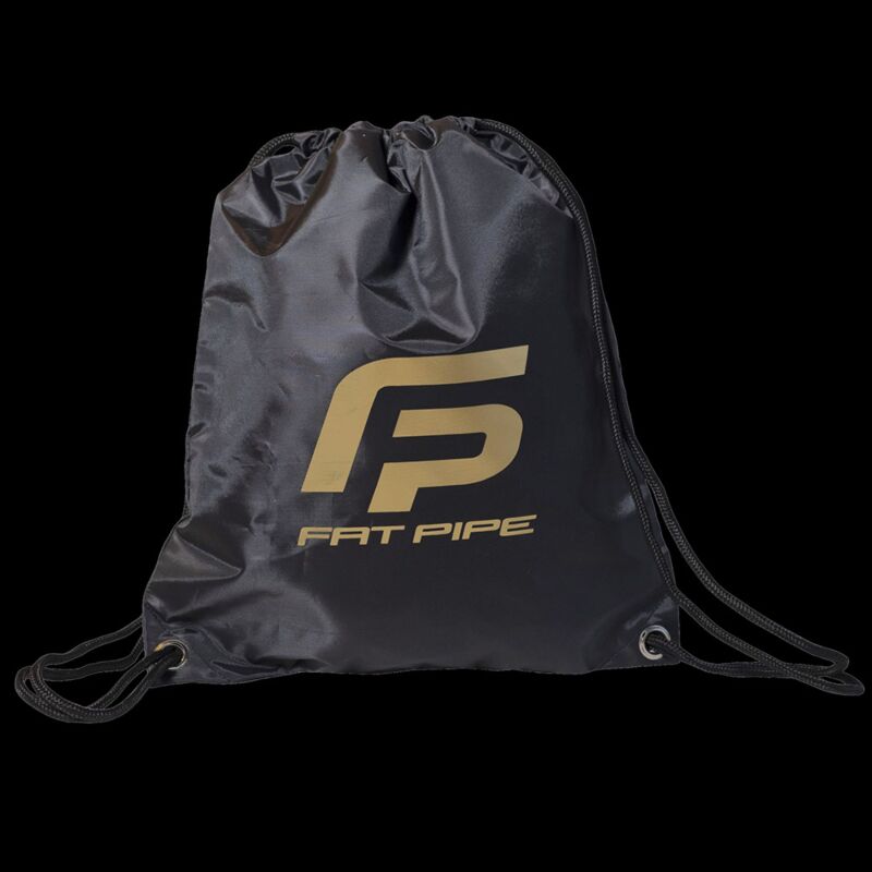 Fatpipe String Backpack black/gold